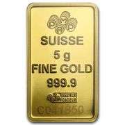 PAMP Suisse 5 Gram Gold Bar