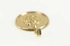 14K Yellow Gold Chinese Buddha Vintage Buddhist Symbol Charm/Pendant