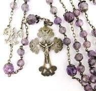 Finest Early French Crystal Rosary