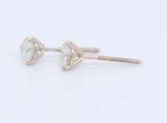 Elegant White Gold 0.52ctw Diamond Stud Earrings