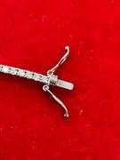 CERTIFIED BRAND NEW 14K WHITE GOLD AND DIAMOND TENNIS BRACELET