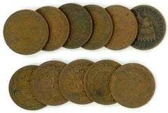11 Different Indian Head Cents