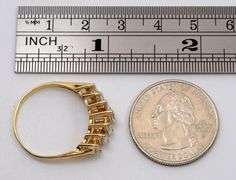 Flashy Marquise Diamond Pyramid Ring