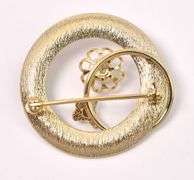 Cute Pearl Pin In 14K Yellow Gold