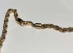 The Legend # 23 M Jordan14 Kt Gold Plated Rope Chain and Pendant