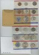 1961 P&D and 1962 P&D Uncirculated US Mint Sets