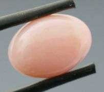 Gorgeous 5.37ct coral pink Opal cabochon