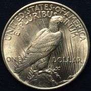 1924 Peace Silver Dollar BU