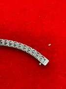 CERTIFIED 14K WHITE GOLD AND DIAMOND BRACELET