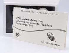 2019 & 2020 America the Beautiful Quarters Silver Proof Set With COA and Box