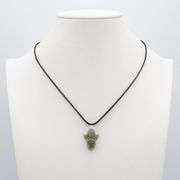 Natural 24.5 Ct Hand Carved Jadeite Angel Pendant
