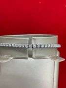 CERTIFIED BRAND NEW 14K WHITE GOLD LADIES DIAMOND TENNIS BRACELET . 3.00 CARATS