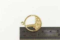 10K Yellow Gold Peggy's Cove Nova Scotia Canada Souvenir Charm/Pendant