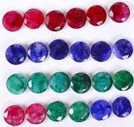135.0+ CARAT PRECIOUS GEMSTONE GROUP LOT! NATURAL RUBY, EMERALD, & BLUE SAPPHIRE!