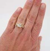 Certified Three Stone Diamond Engagement Ring
