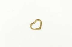 14K Yellow Gold Heart Love Symbol Vintage Valentine Charm/Pendant