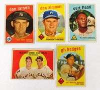 5 Topps 1959 Baseball Cards
