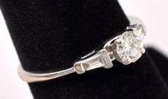 Admirable Diamond Ring in 14K White Gold