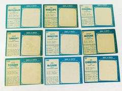 9 Topps 1961 Football Cards