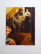 Extremely rare and collectable hand signed Norman Rockwell
