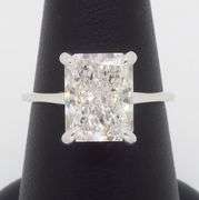 3.00CT Radiant Cut Diamond Engagement Ring