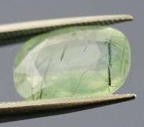 Collectors 2.94ct rutilated Prehnite