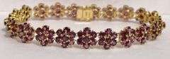 UNIQUE 15.00 CARAT AMETHYST BRACELET IN 14KT SOLID YELLOW GOLD