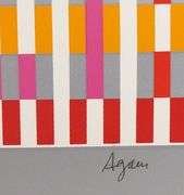 Original rare limited edition Agam. Hand signed by the artist