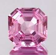 2.70 CARAT PINK SAPPHIRE ASSCHER CUT LOOSE GEMSTONE