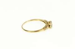 14K Yellow Gold 1940's Classic Diamond Solitaire Engagement Ring