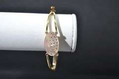 Ladies Vintage Monet Clasped Bangle Bracelet