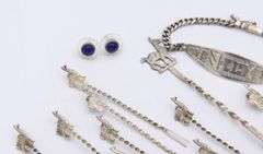 Group Lot of Vintage 925 Sterling Silver Miscellaneous