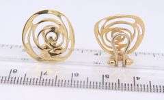 14kt Yellow Gold Clip on Earrings