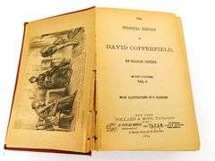 1889 David Copperfield by Charles Dickens
