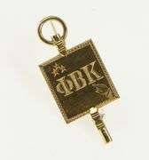 14K Yellow Gold 1930's Phi Beta Kappa Greek Letter Lapel Pin/Brooch