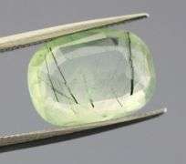 Collectors 2.94ct rutilated Prehnite