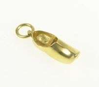 14K Yellow Gold 3D Dutch Clog Shoe Netherlands Souvenir Charm/Pendant