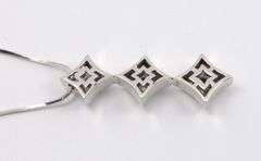 Modern White Gold Diamond Clusterr Pendant