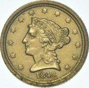 1840-C $2.50 Liberty Head Gold Quarter Eagle
