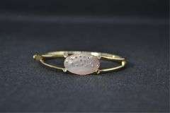 Ladies Vintage Monet Clasped Bangle Bracelet