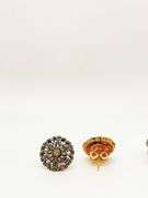 6 EARRINGS, 3 RINGS, 1 NECKLACE