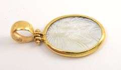 Unusual 18k Madonna & Child Cameo