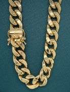 10.5MM 14K GOLD MIAMI CUBAN LINK CHAIN