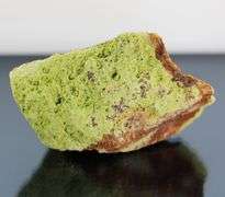 Impressive 528ct uncut natural green Opal