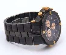 Renato Wilde Beast Chronograph Black Gold Rubber Integration Watch