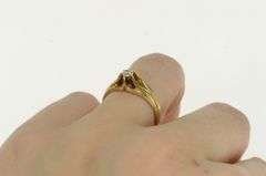 14K Yellow Gold 0.20 Ct Old Mine Cut Diamond Engagement Ring