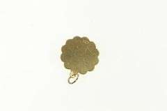 14K Yellow Gold Sweet 16 Birthday Bouquet Flower Charm/Pendant