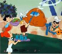 Spectacular Collection of 5 Flintstones Limited Edition Sericels