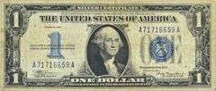 Series 1934 Funnyback Silver Certificate