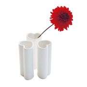 Love Trio White Heart Vases Set of 3
